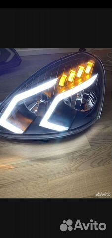 Передние Фары на Лада Приора AMG