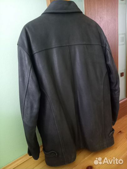 Куртка зимняя из натуральной кожи
