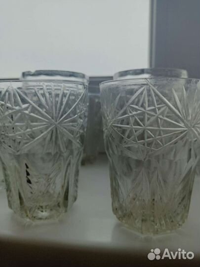 Рюмка хрустальная, стеклянная