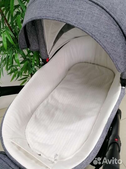 Коляска 3в1 Noordi Fjordi (графит/лен)