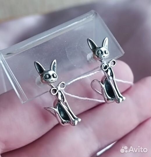 Серебряные серьги 