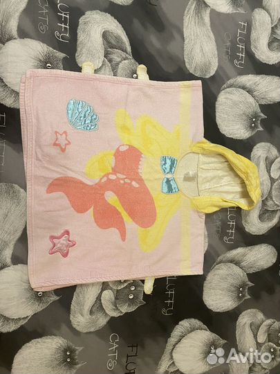 Полотенце пончо для детей