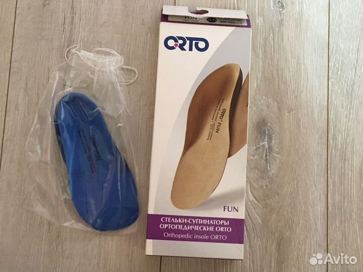Стельки супинаторы ортопедические orto