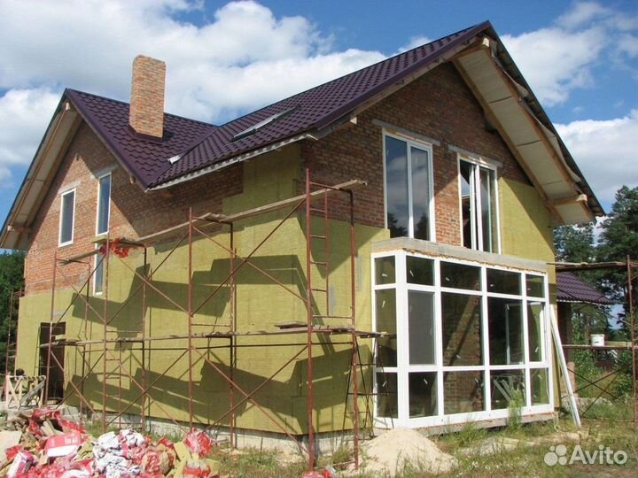 Отделка сайдингом, фасадные работа