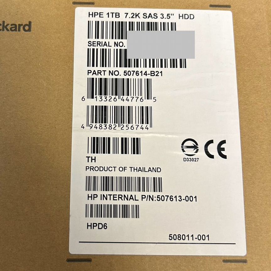 [507614-B21] Жесткий Диск Hp 1tb508011-001 G4-G7