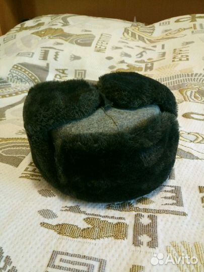 Шапка-ушанка солдатская