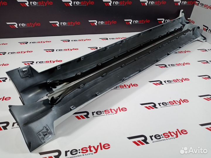 Подножки Toyota Land Cruiser 200 Белые