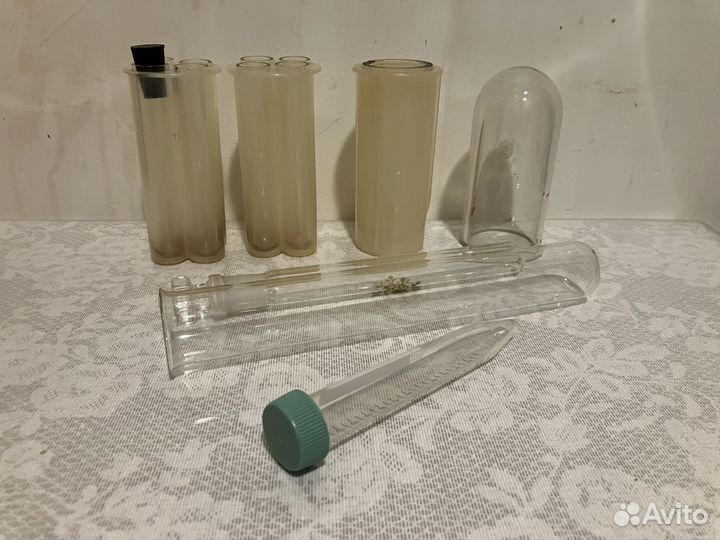 Пробирки 10 штук разных