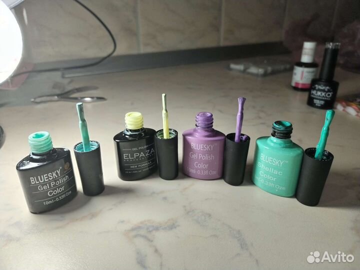 Новые гель лаки, наклейки, стразы, блестки