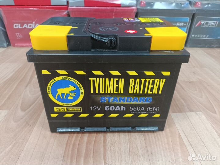 Аккумулятор Tyumen Battery 60 Ач, обратный