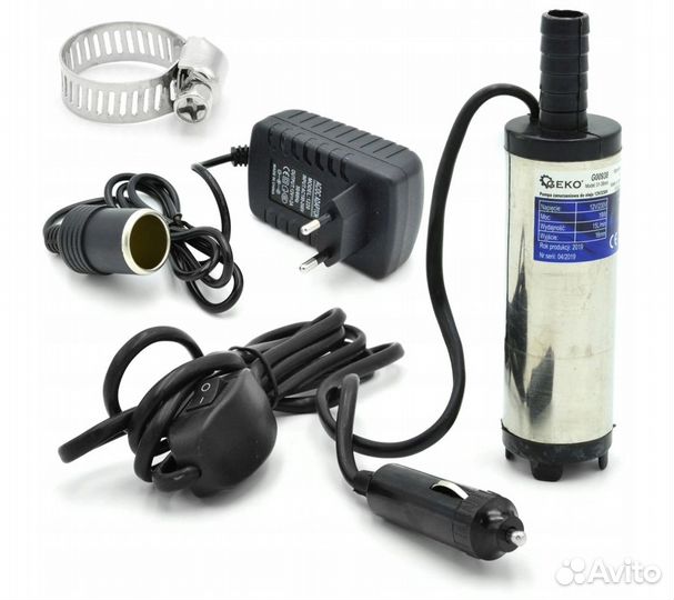 Насос погружной д/дизтоплива 12V/220V