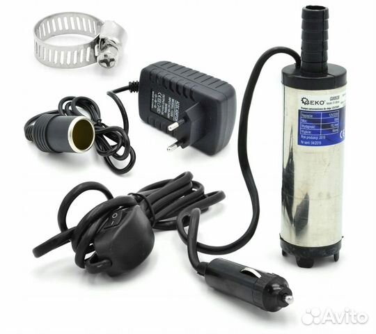 Насос погружной д/дизтоплива 12V/220V