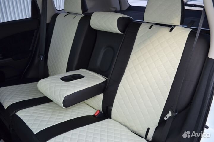 Авточехлы на Honda CR-V 4-выпуск с 2012.ромб