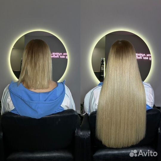 Наращивание волос без шапок и переходов