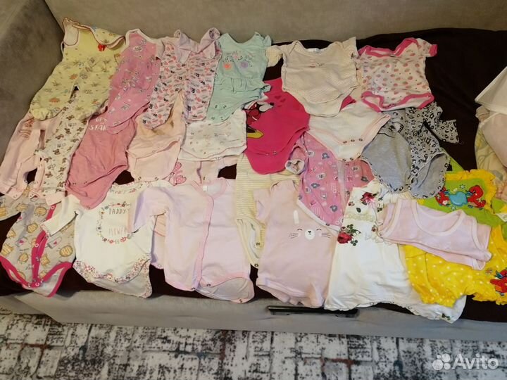 Боди, кофты, ползунки, шапки, носочки, платья