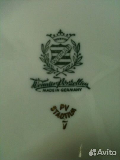 Чайник,сахарница, молочник от сервиза Веймар гдр