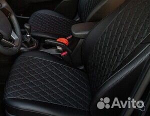 Авточехлы из экокожи на nissan qashqai 2