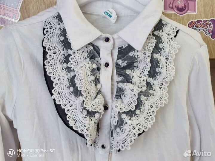 Рубашка школьная для девочки