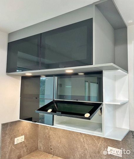 Кухня мдф без ручек