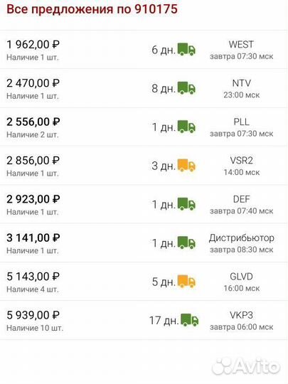 Комплект пылезащитный KYB