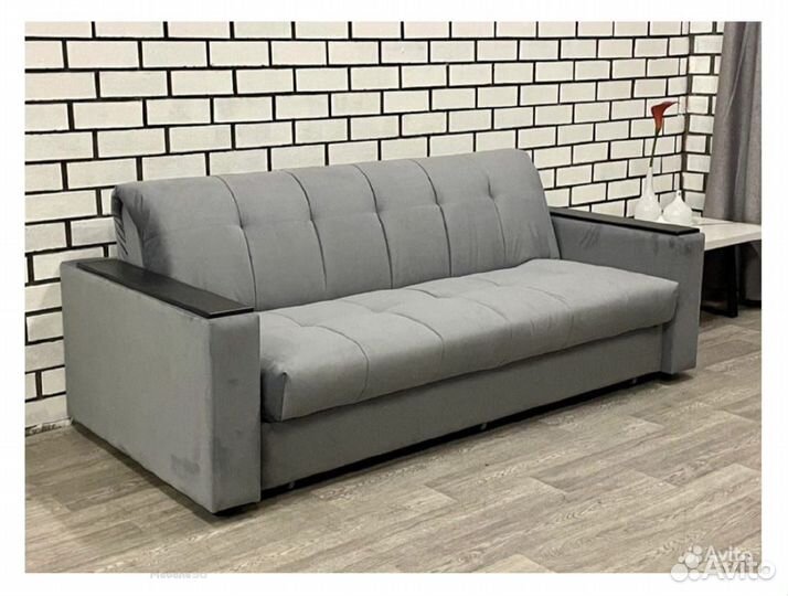 Диван Аккордеон 1400 Velutta LUX 32 накладки мдф