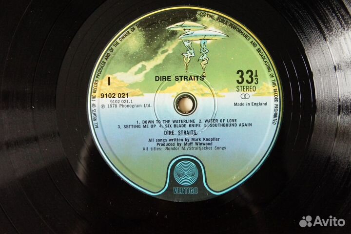 Dire Straits UK-1978-LP английское издание