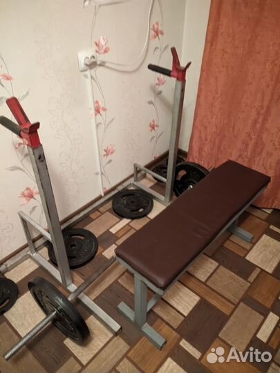 Скамья для жимаи стойки