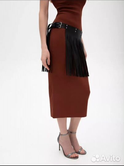 Пояс с бахромой (ремень, баска)