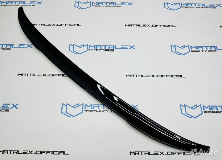 Спойлер BMW X4 G02, M Performance, черный глянец