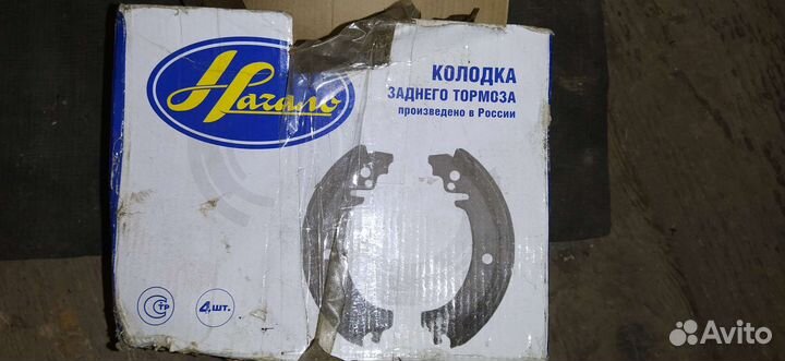 Новые тормозные колодки ваз