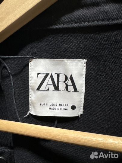 Джинсовая рубашка zara