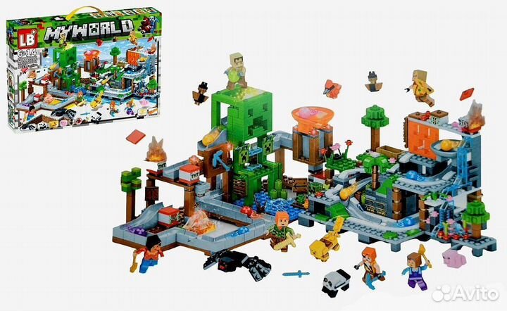 Лего Майнкрафт Шахта Крипера