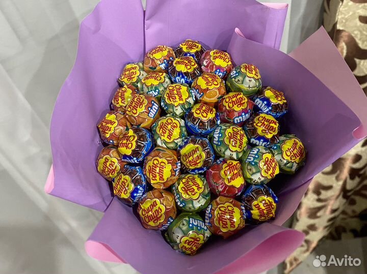 Букет из чупа чупсов