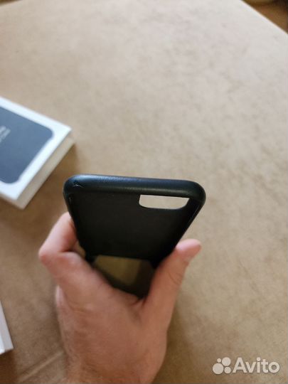 Leather case iPhone 11 pro оригинальный чехол