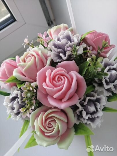 Мыло ручной работы букеты