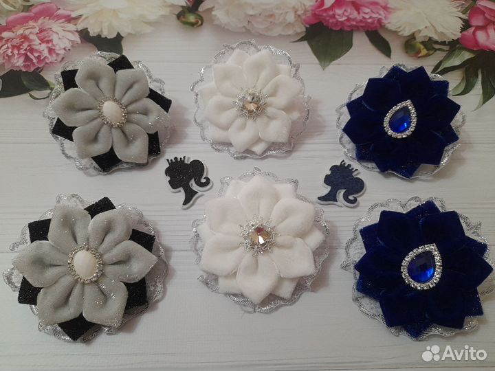 Школьные бантики ручной работы