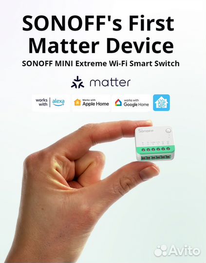 Sonoff mini r4 matter