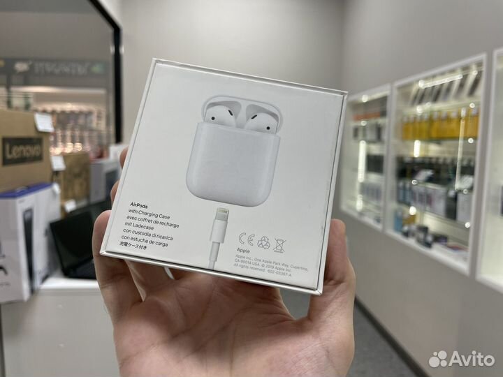AirPods 2 original с комплектом/рассрочка