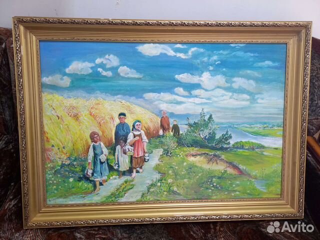 Картина Поле, художник Селиверстов 2011 год