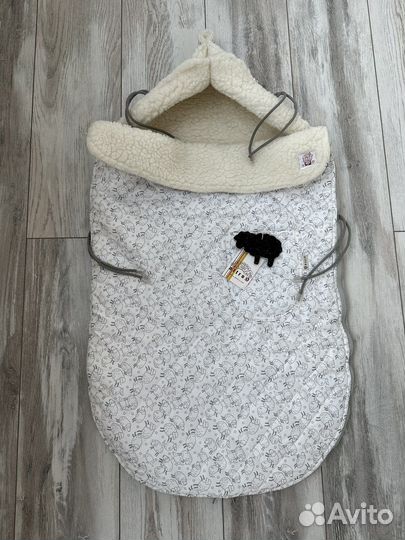Зимний конверт-трансформер натуральная шерсть
