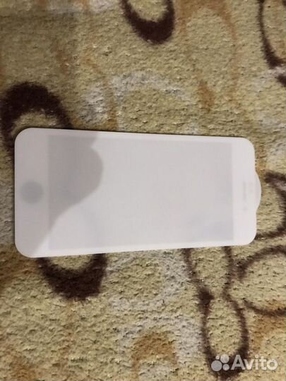 Защитное стекло iPhone 7 новое белое