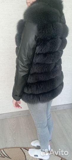 Шуба из песца