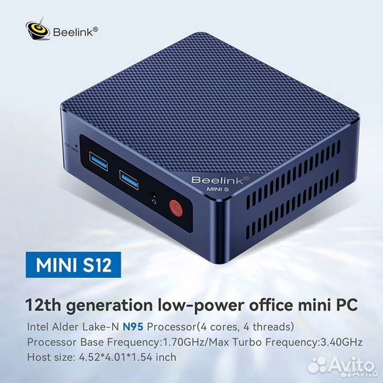 Пк beelink mini S12 N95