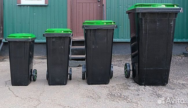 Контейнер для отходов выкатной 240л