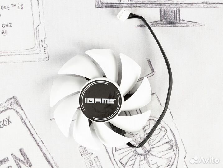 Вентилятор для Colorful RTX 3060 3070 3080 igame