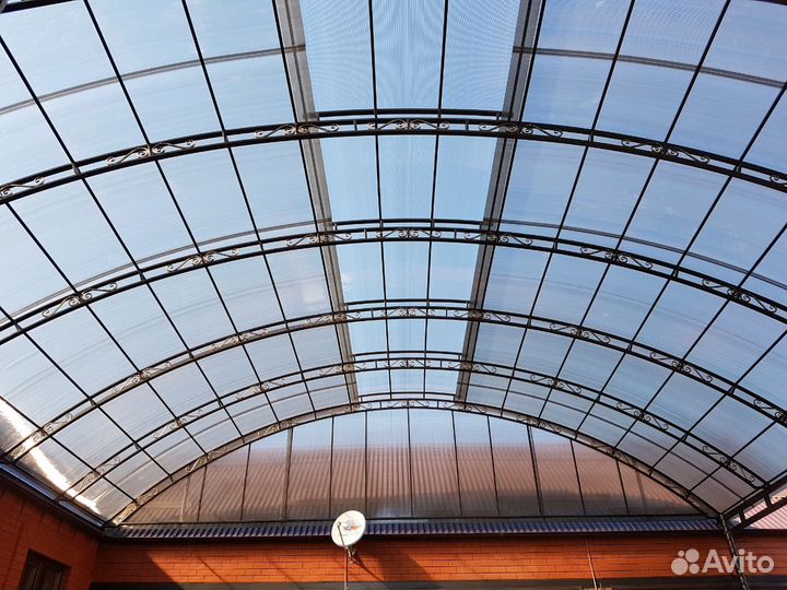 Навес из поликарбоната