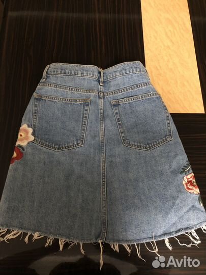 Джинсовая юбка zara