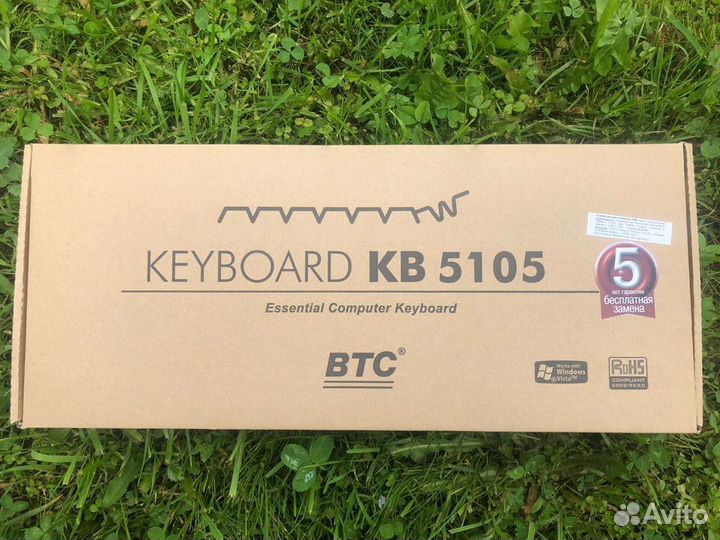 Клавиатура,BTC 5105U-BL keyboard USB,black