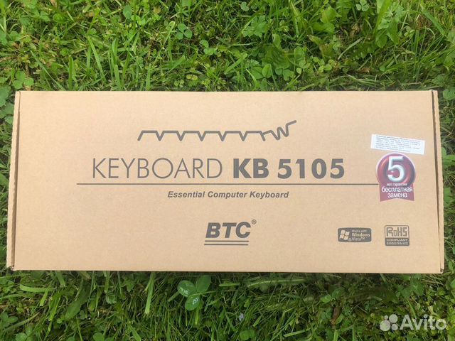 Клавиатура,BTC 5105U-BL keyboard USB,black