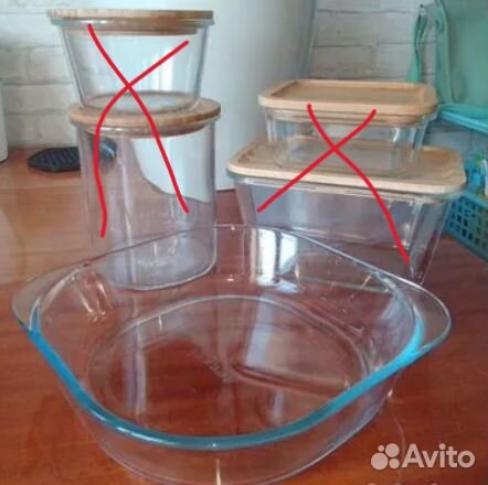 Формы для хранения, запекания стекло